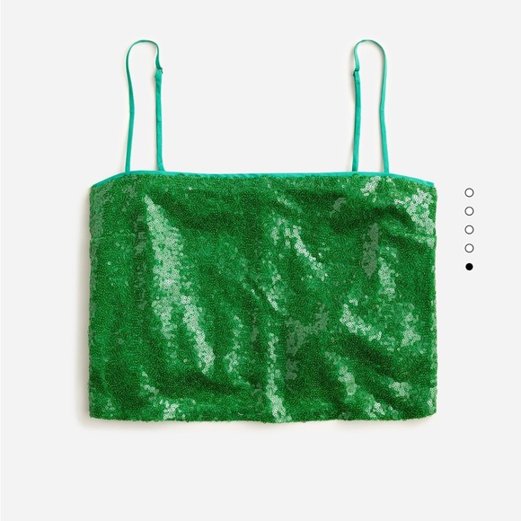 Collection sequined crop top - Picture 1 of 4